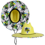 Keys Straw Hat | Cabana Boy | Yellow