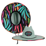 Keys Straw Hat | Neon Tiger | Mint