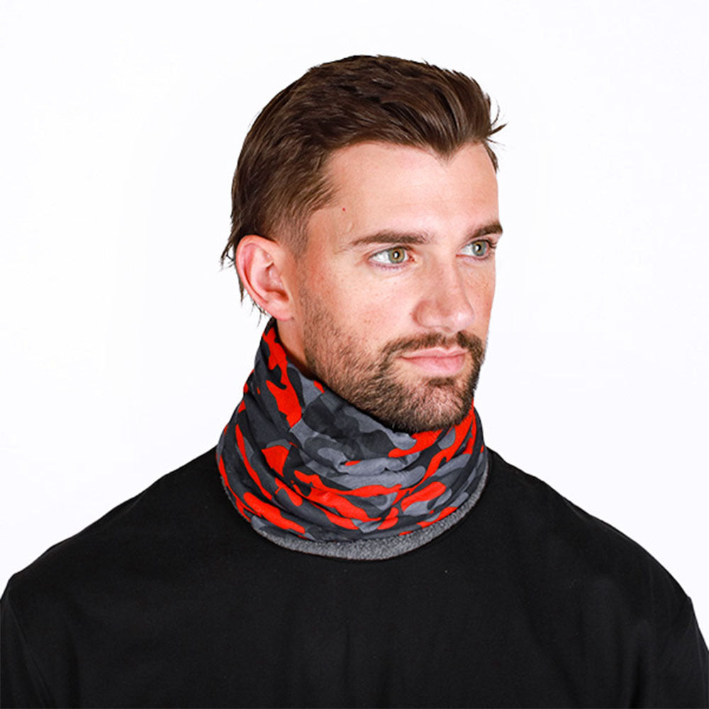 Fleece Face Shield|SA-50582-GRY