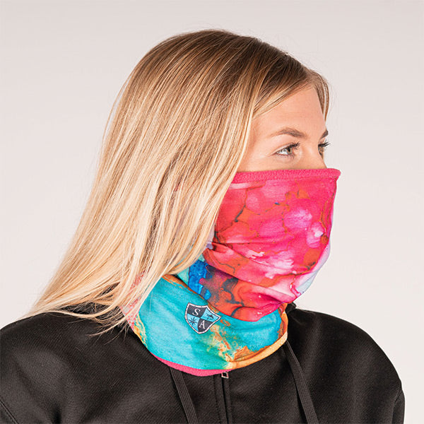 Fleece Face Shield|SA-50687-PNK