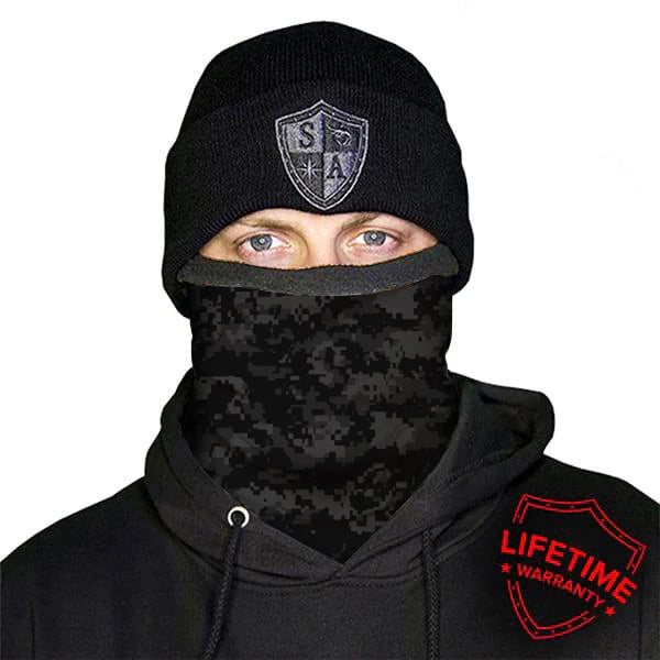 Fleece Face Shield|SA-50693-GRY