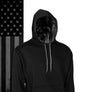 Classic Lined Hoodie | Blackout American Flag