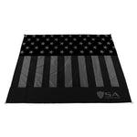 Packable Blanket | Blackout American Flag