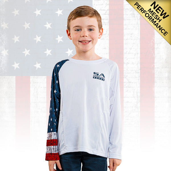 Kids Performance Long Sleeve Shirt|SA-K20003