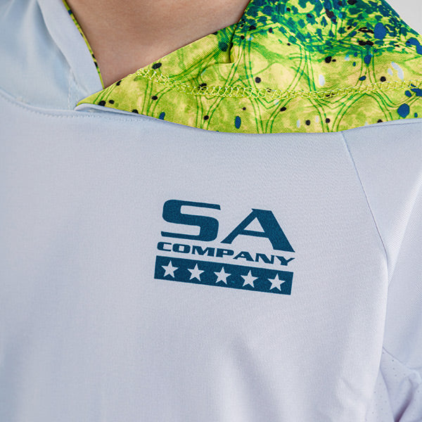 Kids Hooded Performance Long Sleeve Shirt|SA-K20005
