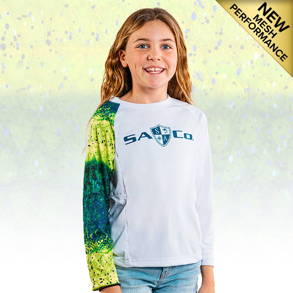 Kids Performance Long Sleeve Shirt|SA-K20006