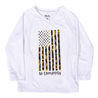Girls Performance Long Sleeve Shirt|SA-K20015