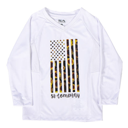 Girls Performance Long Sleeve Shirt|SA-K20015