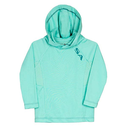 Kids Hooded Performance Long Sleeve Shirt|SA-K20029