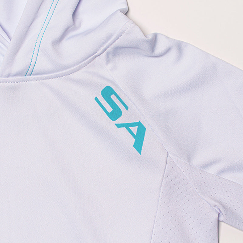 Kids Hooded Performance Long Sleeve Shirt|SA-K20033
