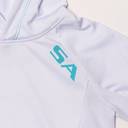 Kids Hooded Performance Long Sleeve Shirt|SA-K20033
