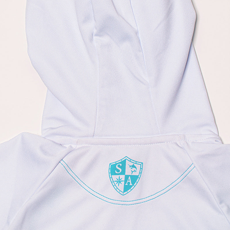 Kids Hooded Performance Long Sleeve Shirt|SA-K20033