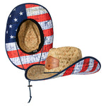 Cowboy Straw Hat | American Flag