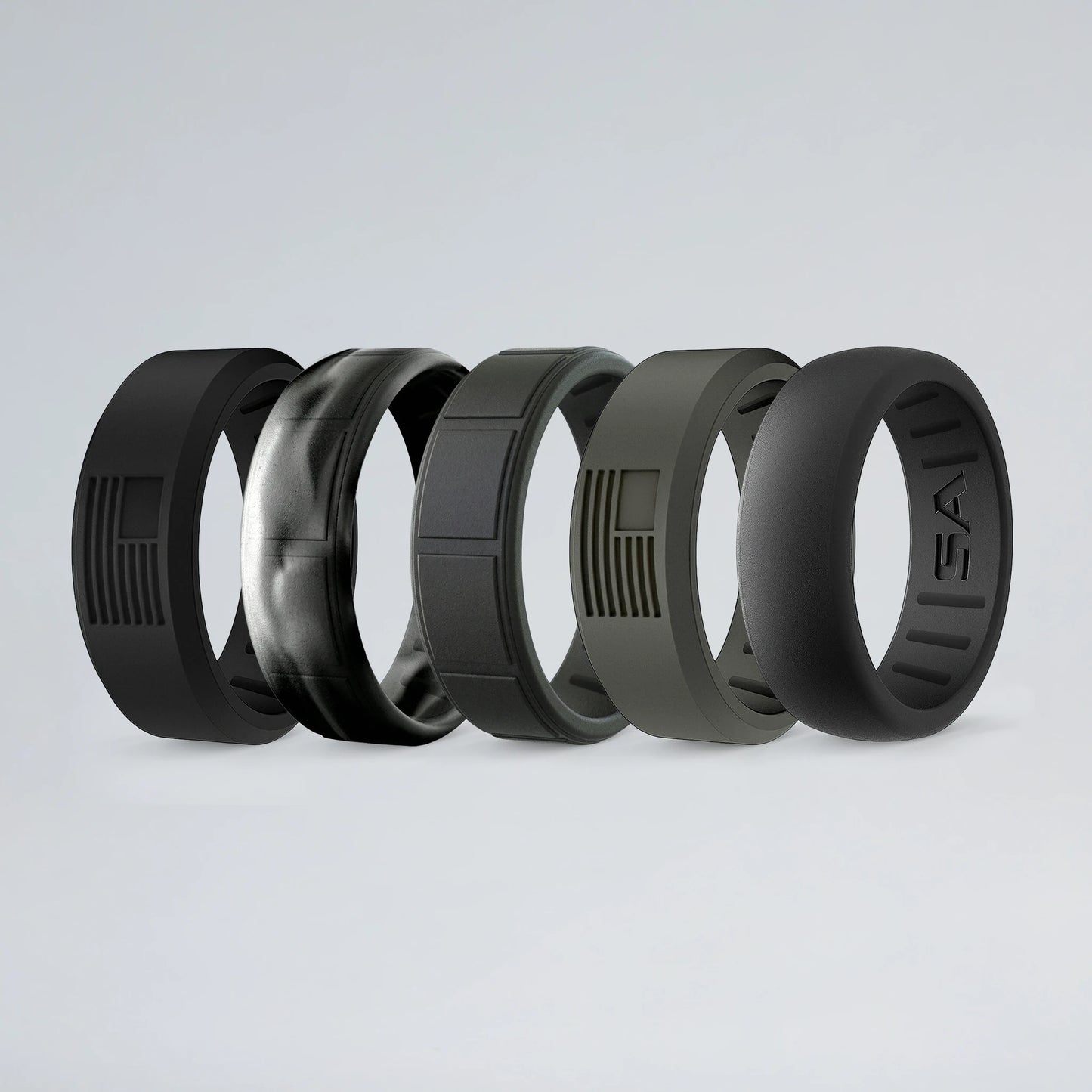 Silicone Ring Bundle of 5