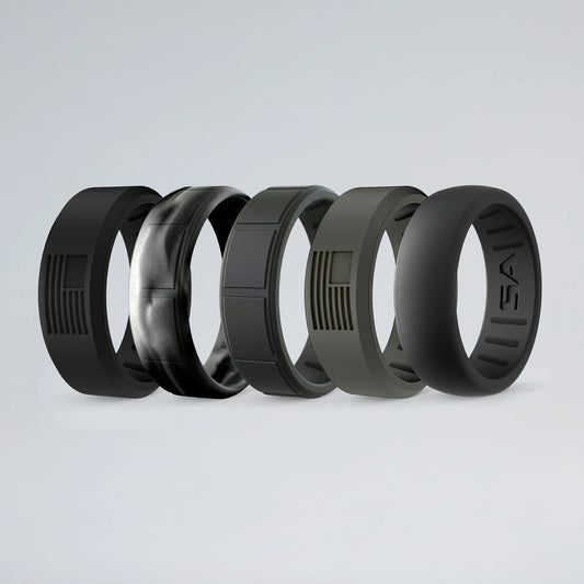 Silicone Ring Bundle of 5