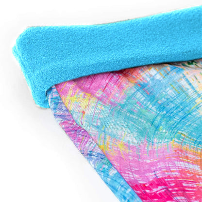 Fleece Face Shields® | Rainbow Spiral