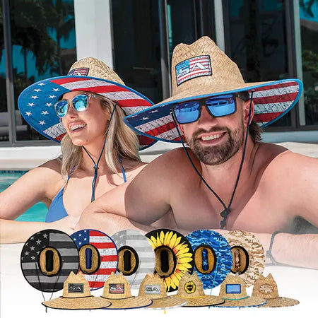 2 Straw Hats for $45