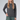 Women's Grid Fleece Pullover Black - Front