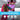 Girl in the snow wearing a fleece-lined kids neck gaiter