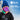 Boy in a beanie wearing a cozy fleece face shield
