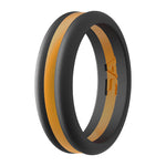 Silicone Ring | 2 Tone | Black/Bronze