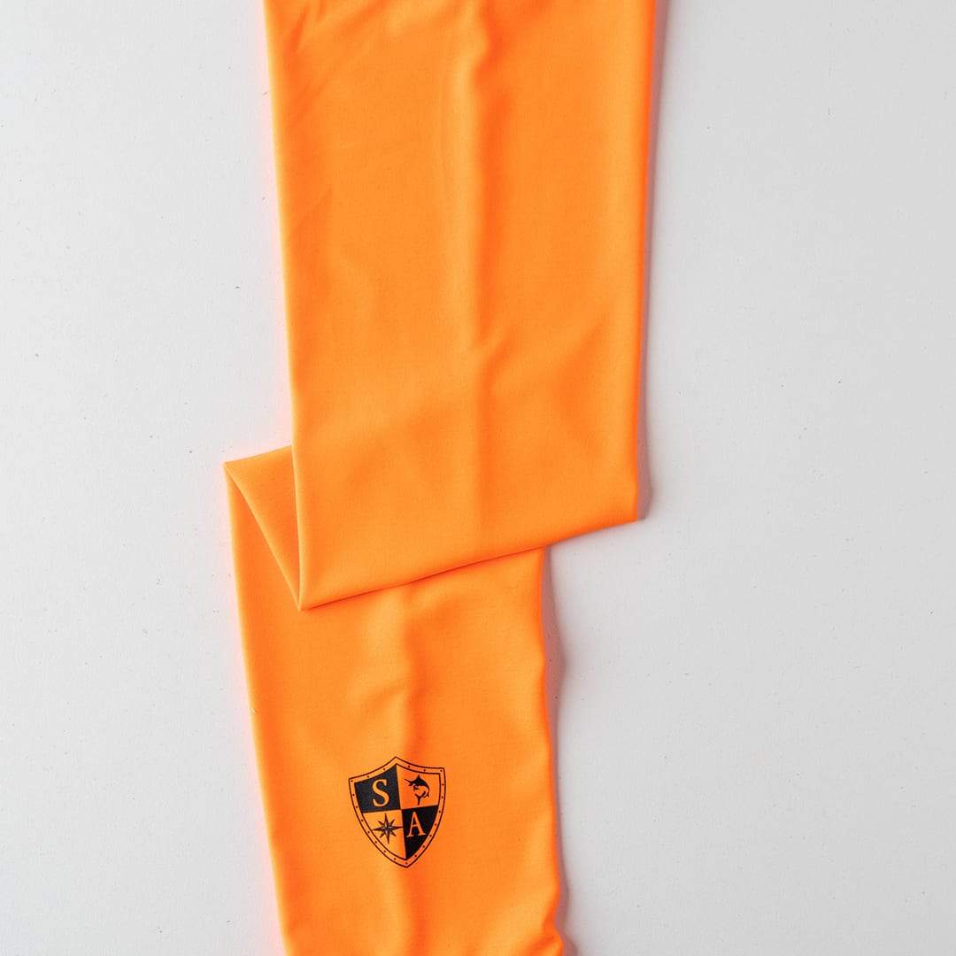 SA Single Arm Shield™ | Neon Orange | Small Black Shield - SA Company 