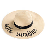 Floppy Straw Hat | Hello Sunshine