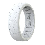 Silicone Ring | Speckle | White/Grey