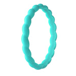 Silicone Ring | Rope | Aqua