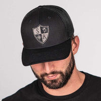Snap Back Hat | Black | Large SA Shield