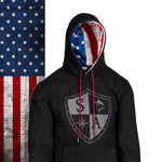 Classic Lined Hoodie | American Flag Shield