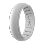 Silicone Ring | Bevel | Silver