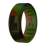 Silicone Ring | Chisel | Green Camo | Flag