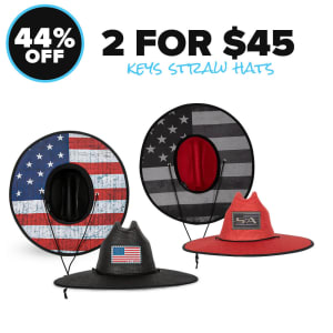 Keys Straw Hats 2 For $45: undefined