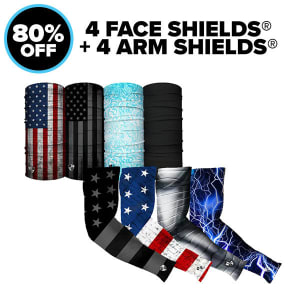 4 FACE SHIELDS® + 4 ARM SHIELDS®: undefined