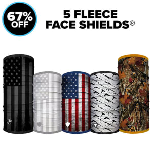 Fleece Face Shields® 5 Pack: undefined