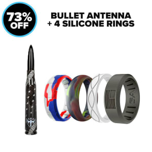 BULLET ANTENNA + 4 SILICONE RINGS: undefined