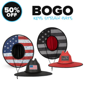 BOGO Keys Straw Hats: undefined