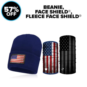 Beanie + Fleece Face Shield® + Face Shield®: undefined