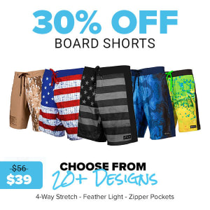 30% OFF BOARD SHORTS: undefined