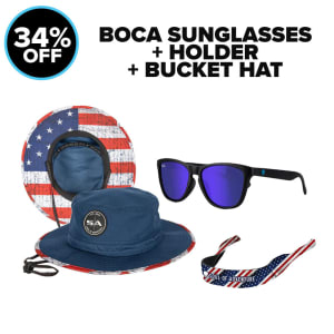 Boca Sunglasses | + Bucket Hat: undefined