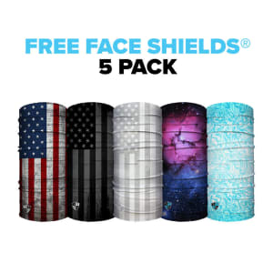 5 FREE FACE SHIELDS®: undefined