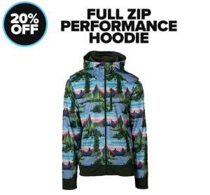 20% Off Full Zip Performance Hoodie: undefined