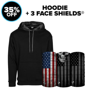 Hoodie + 3 Face Shields®: undefined