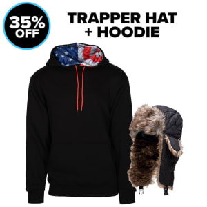 Hoodie + Trapper Hat: undefined