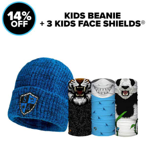 Kids Beanie + 3 Kids Face Shields®: undefined