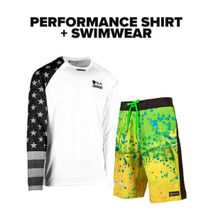 PERFORMANCE SHIRT + SWIMWEAR: undefined