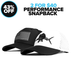 2 FOR $40 PERFORMANCE SNAPBACKS: undefined