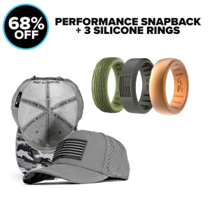 PERFORMANCE SNAPBACK + 3 SILICONE RINGS: undefined