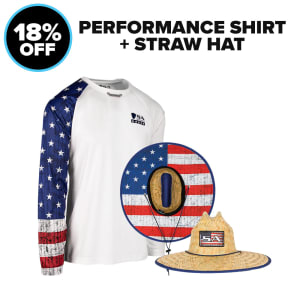 Performance Shirt + Straw Hat: undefined